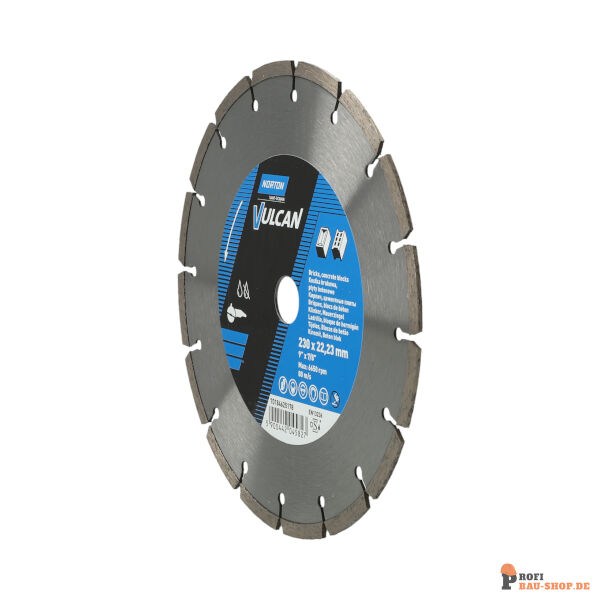 nortonschleifmittel/NORTON_schleifmittel_70184625178 Diamond Blade Norton Vulcan UNI 23x22.23 8x2.4_150798